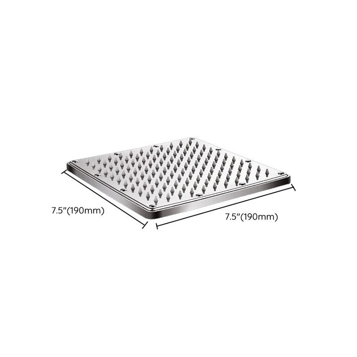 BowLift | Contemporary Showerhead Combination Dual Showerhead Stainless Steel Wall-Mounted Showerhead