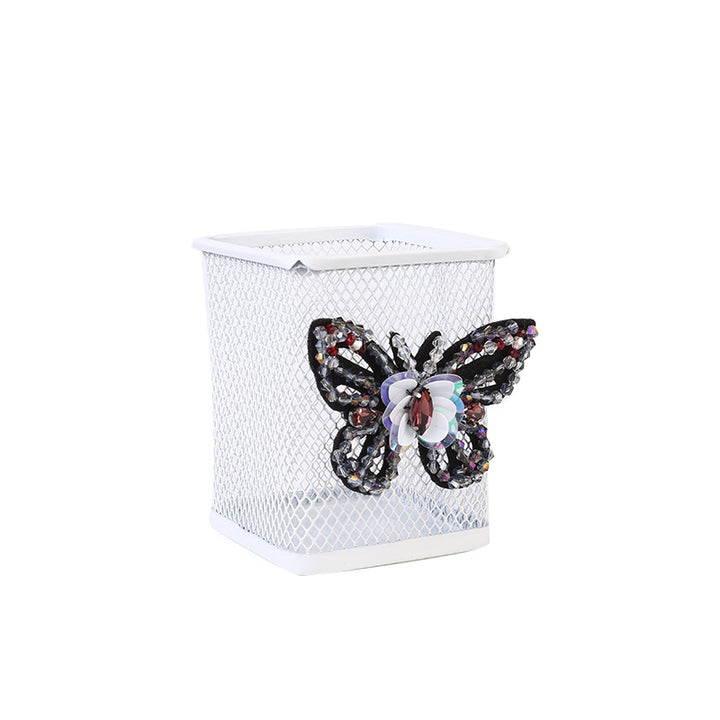 Decorative Mesh Pen Holder Bowlift