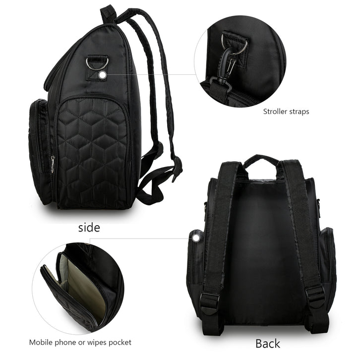 Backpack with Versatile Compartments and Insulating Function Bowlift