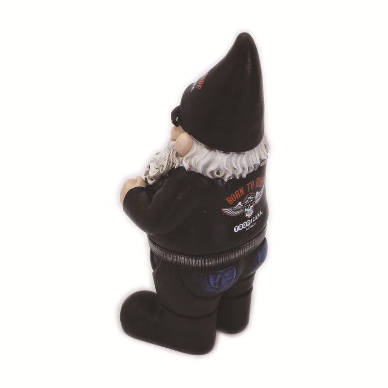 Biker Gnome Figurine