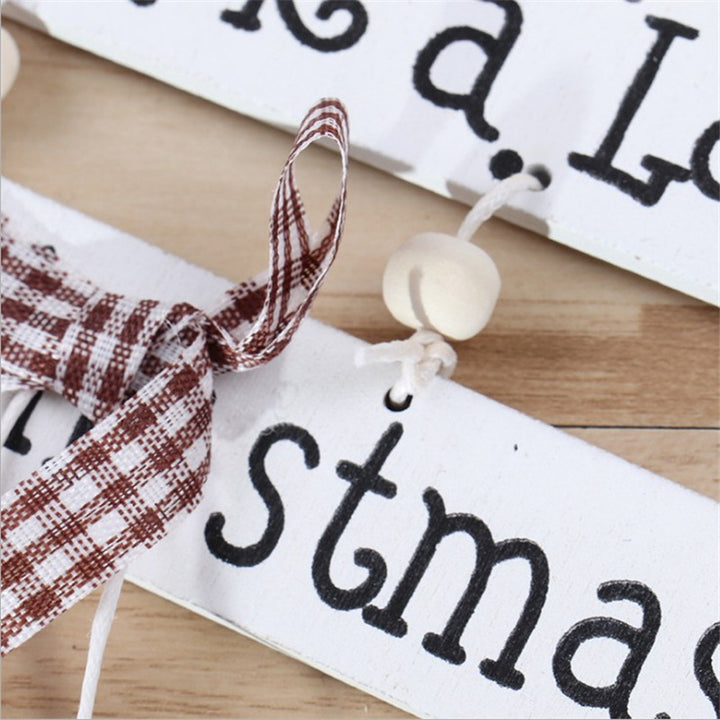 Decorative Wooden Christmas Tree Sign Bowlift