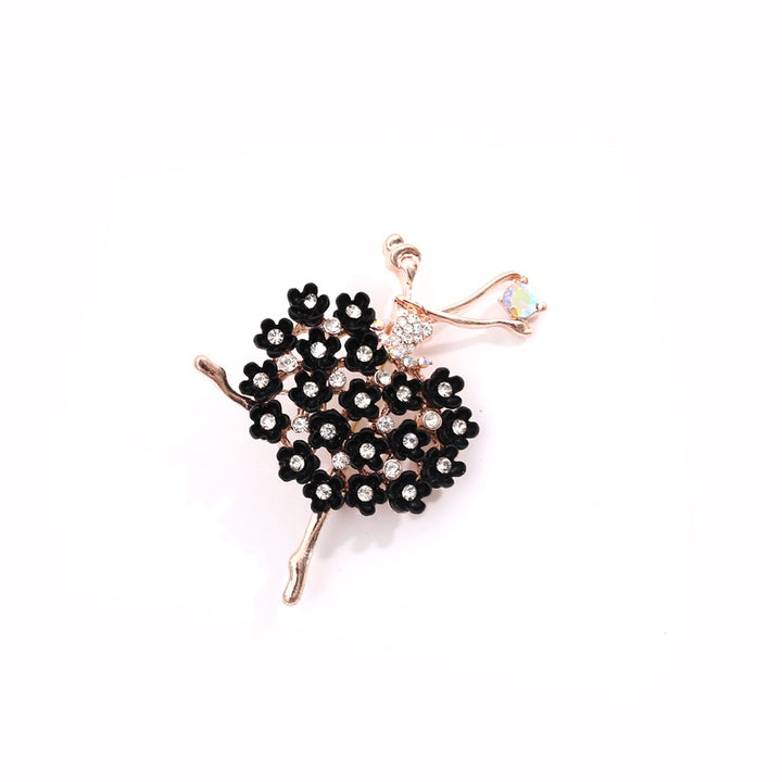 Ballet-Inspired Flower Brooch Bowlift