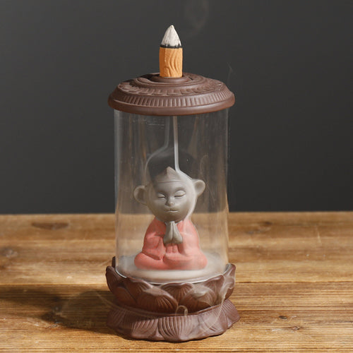 Artistic Buddha-Themed Incense Holder