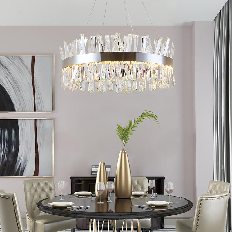 Elegant Crystal Ensemble Chandelier