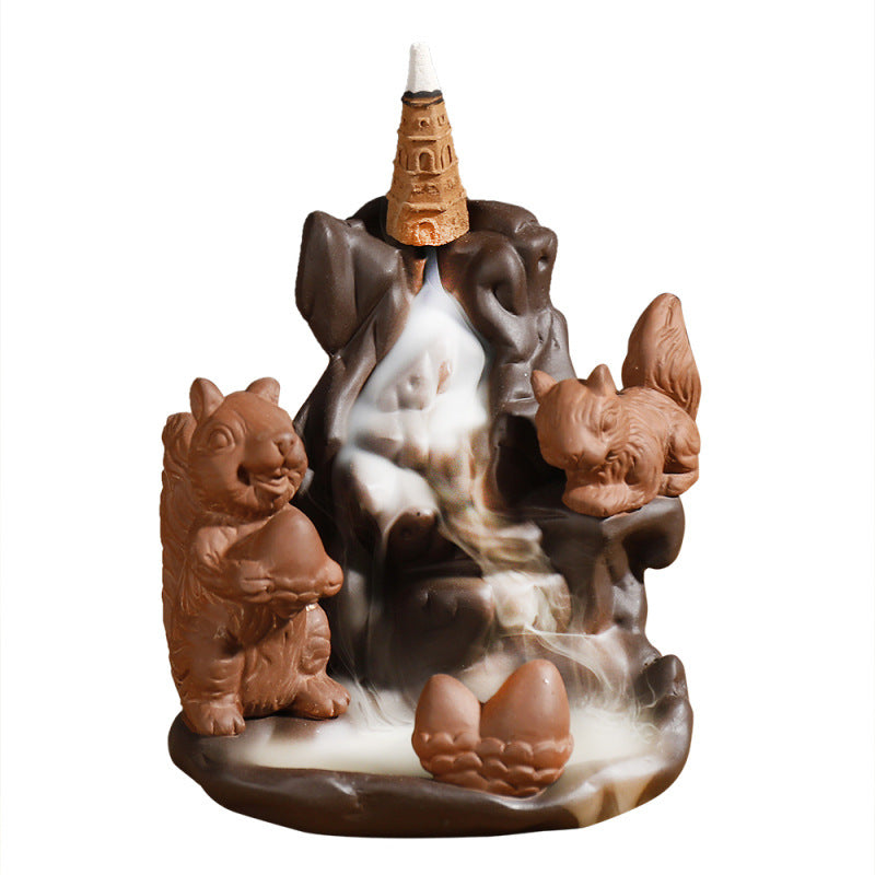 Playful Forest Creatures Incense Burner
