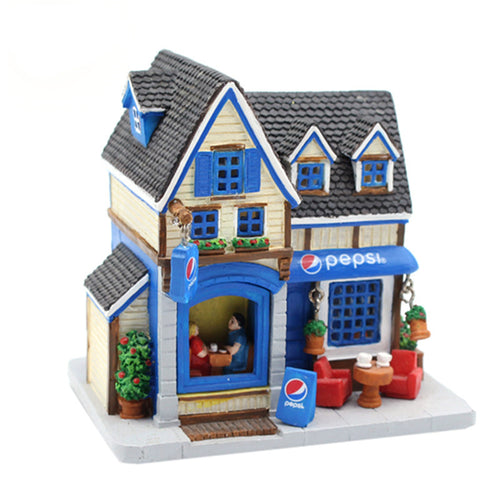 Artistic Miniature Cafe Figurine