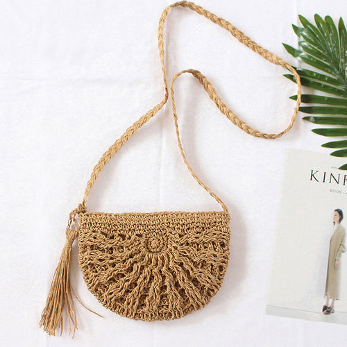 Handmade straw bag Bowlift