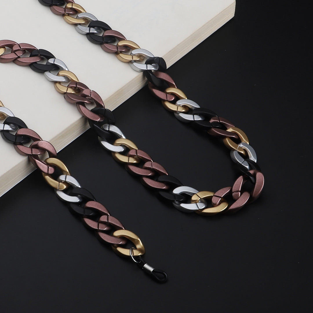 Colorful Oversized Acrylic Eyewear Chain Bowlift