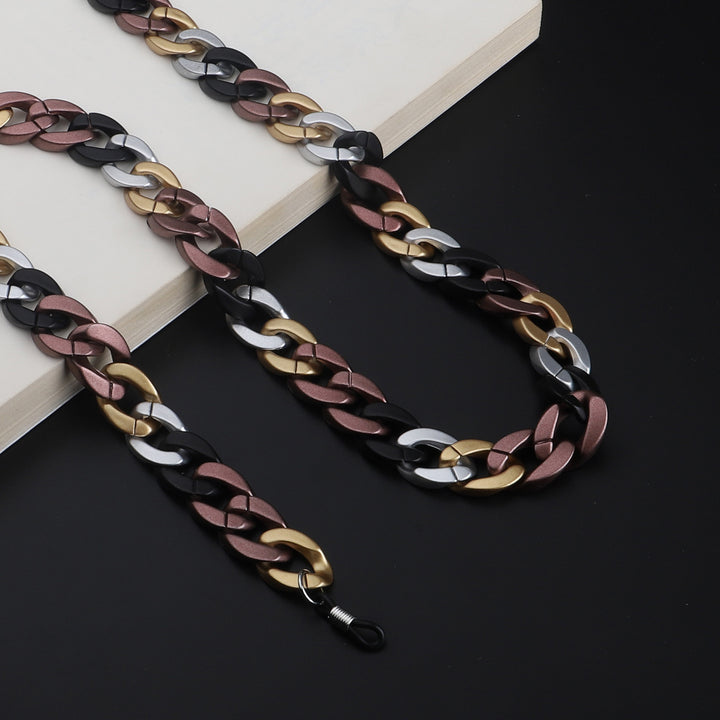 Colorful Oversized Acrylic Eyewear Chain Bowlift