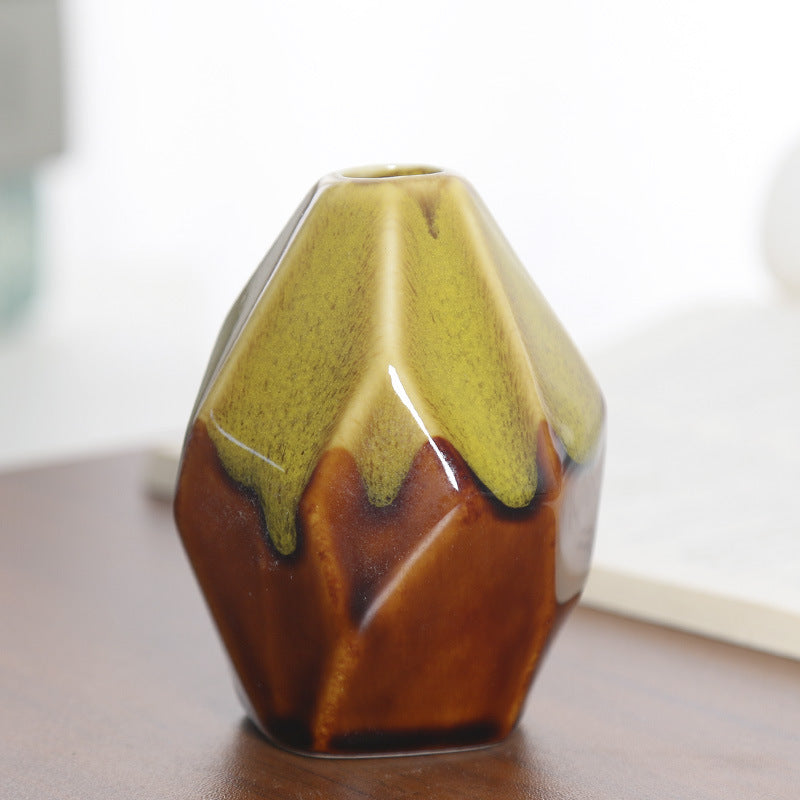 Geometric Ceramic Decorative Vase Bowlift
