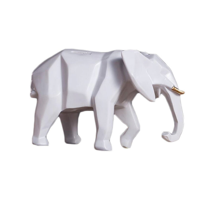 Geometric Elephant Decorative Sculpture
