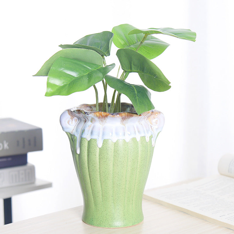 Artistic Ceramic Planter Bowlift