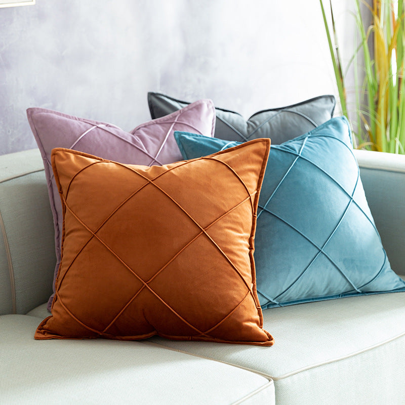 Elegant Plush Decorative Cushion
