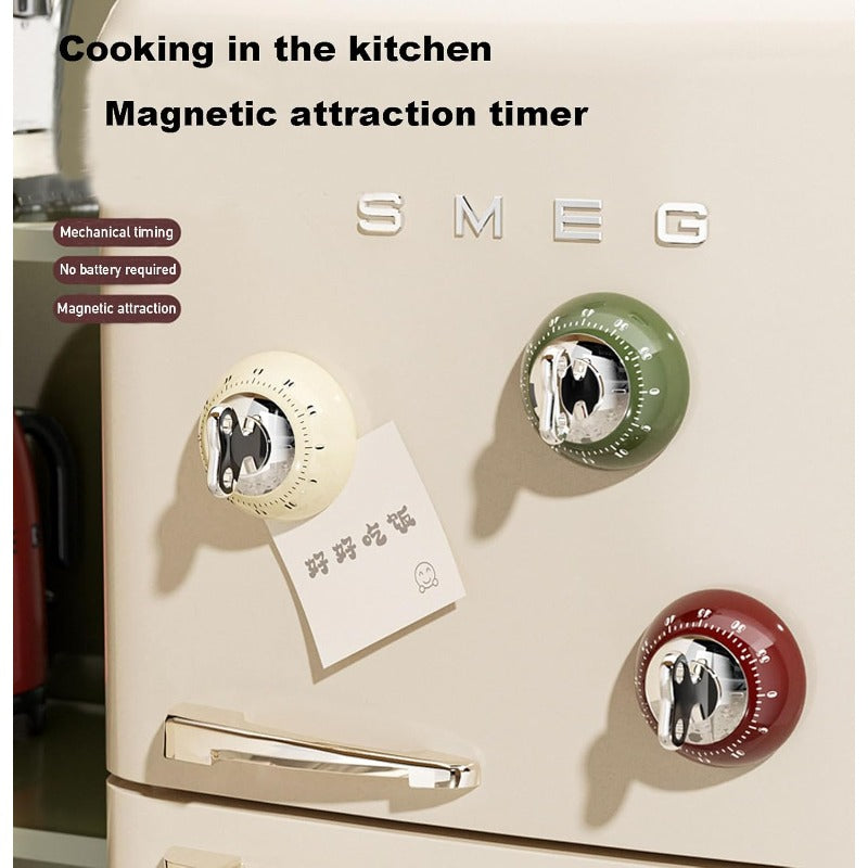 Magnetic Mechanical Kitchen Timer Bowlift