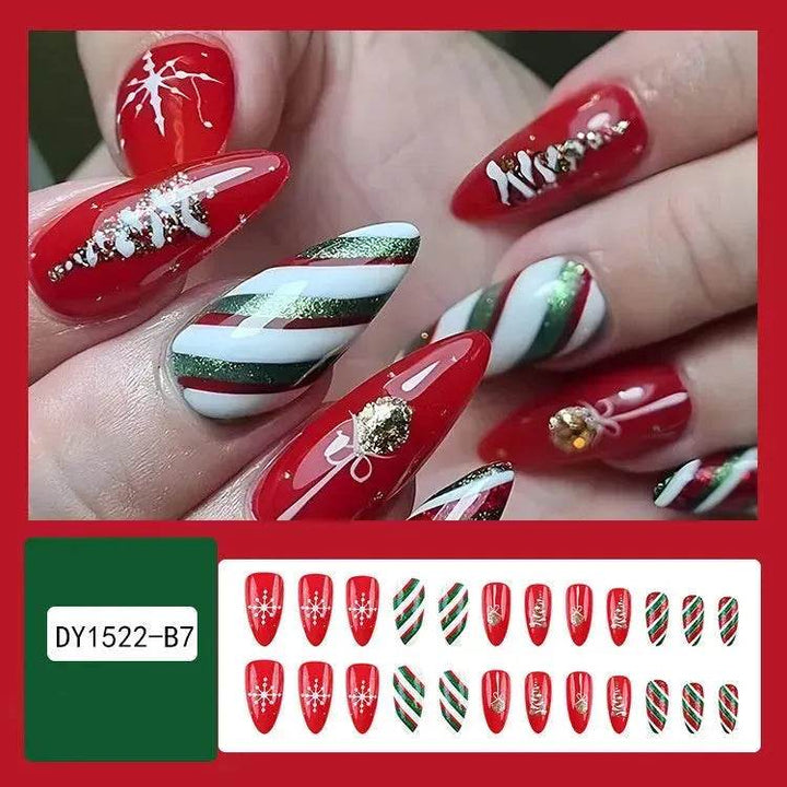BowLift | 24pcs Christmas False Nail Decal stickers