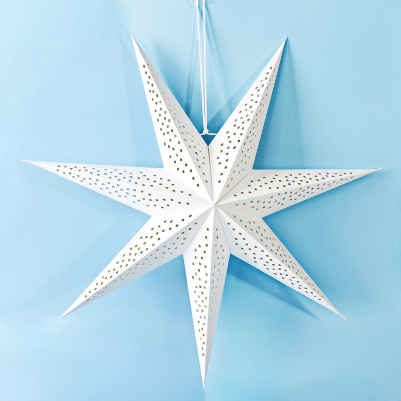 Decorative 7-point paper star, 60 cm
