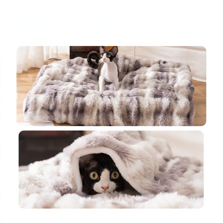 Heating mat for pets, tie-dye design