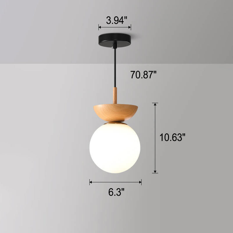 BowLift | LogLight | Japanese ceiling light with adjustable light