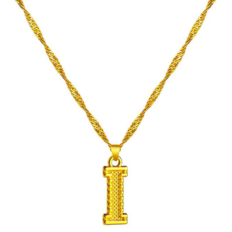 BowLift | 18K gold-plated initial letter necklace
