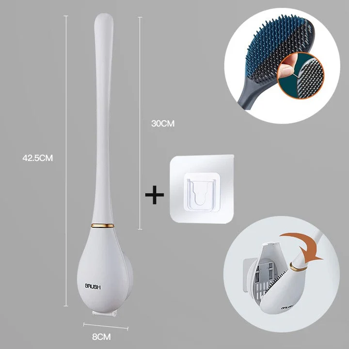 BowLift | Flexible silicone toilet brush