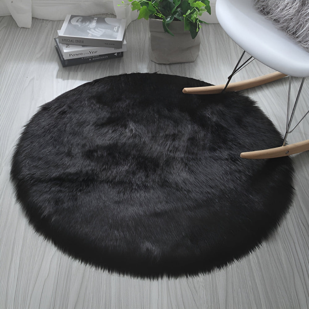 BowLift | Round Cloud Soft Plush Rug