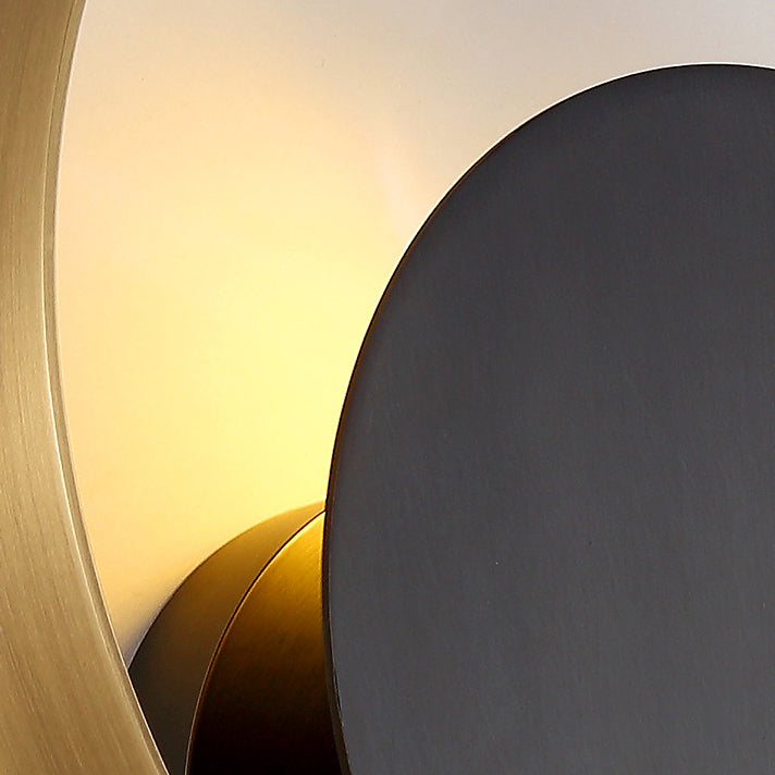 BowLift | Modern Minimalist Iron Circle Ring 1-Light Wall Sconces Lamp For Bedroom