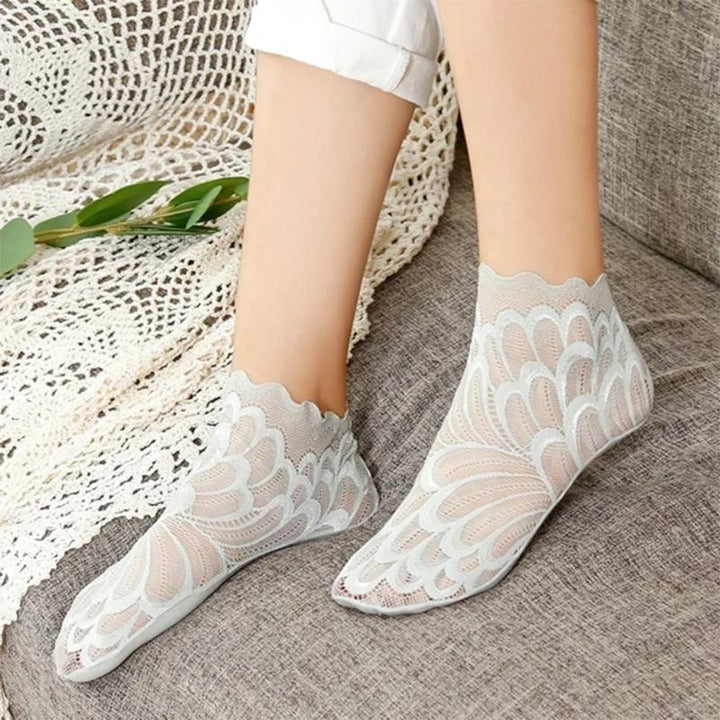 BowLift | Amazing Crystal Peacock Socks