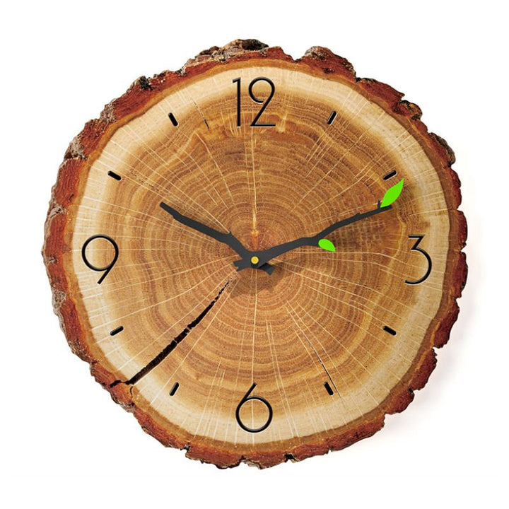 Wooden Annual Rings Wall Clock | Bowlift