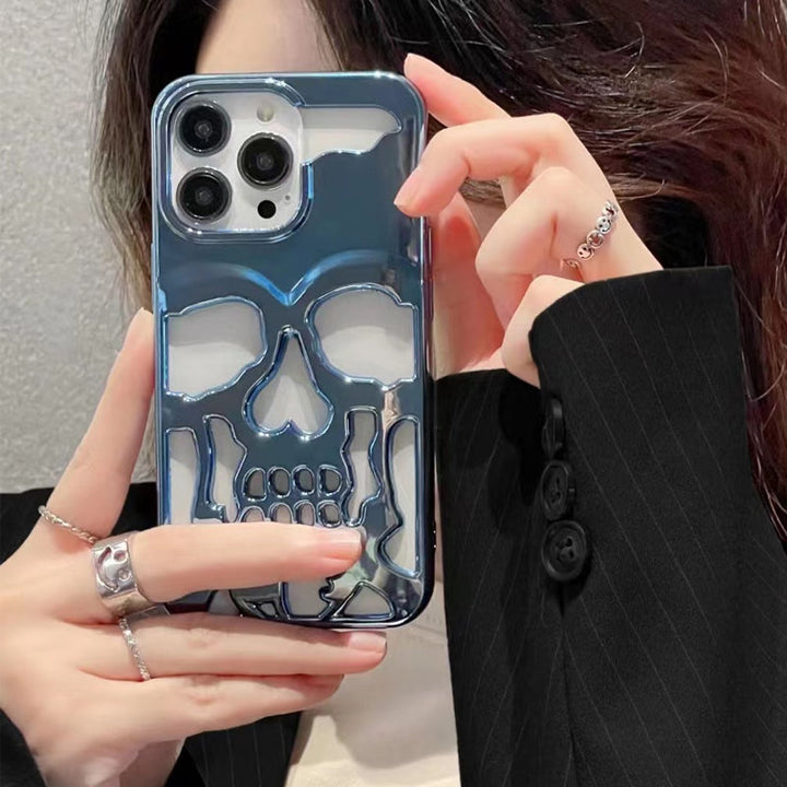 BowLift | Plated Skull Case Cover For iPhone
