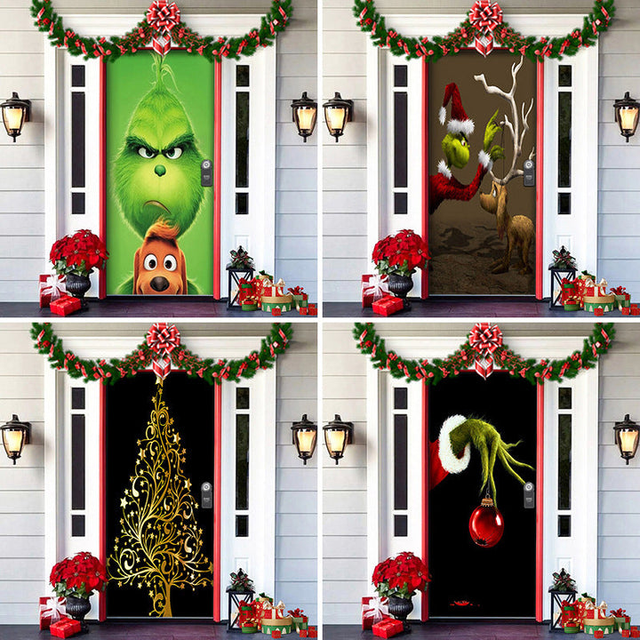 BowLift | Nightmare Before Christmas Outdoor Decorations Props Christmas Elves Door Cover