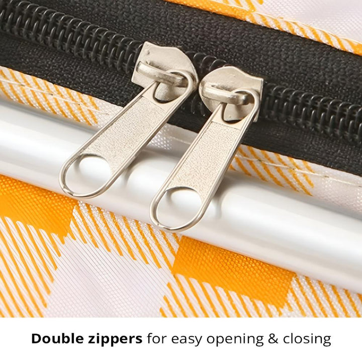 BowLift | Foldable Checkered Picnic Basket