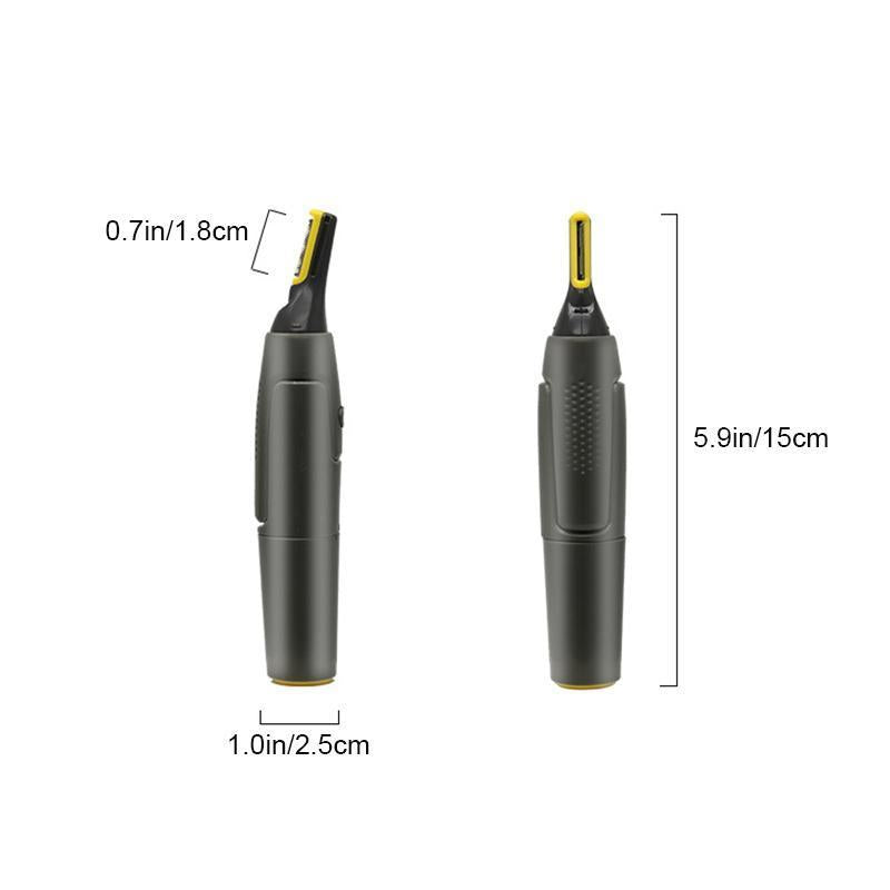 Micro-Precision Trimmer with Titanium-Coated Stainless Steel Blade for Face and Body