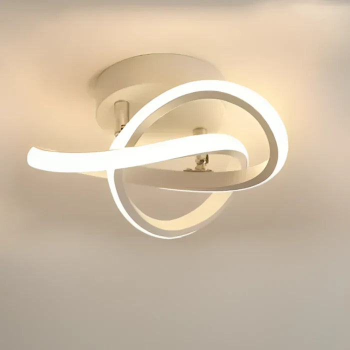 BowLift | Modern LED Ceiling Lamp with Double Ring Design - Twilight Rings