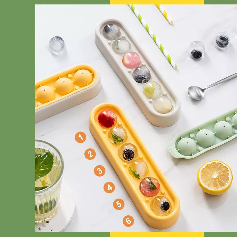 6 Balls Silicone Ice Mold | Bowlift