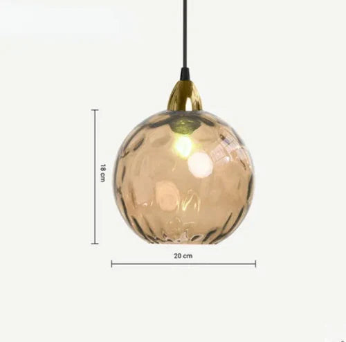 BowLift | Spherical Glass Pendant Light