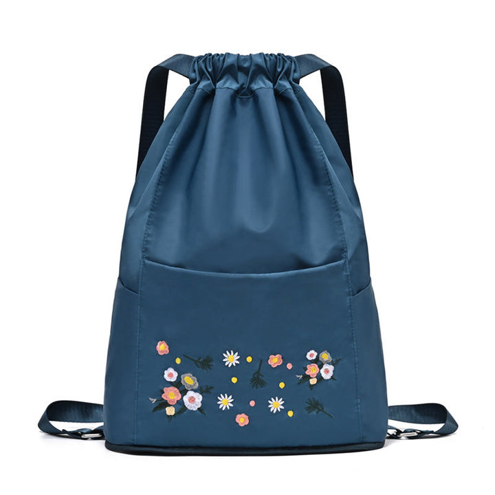 BowLift | Simple embroidered drawstring yoga bag