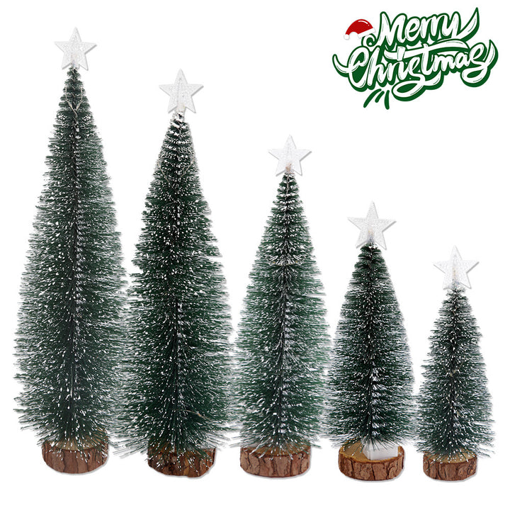 Mini Christmas tree with LED lighting and star