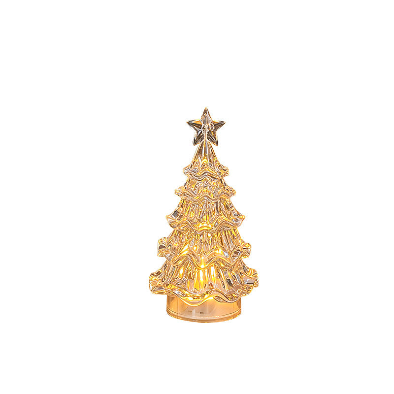 LED Christmas Tree Night Light with Star