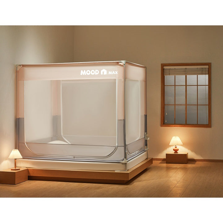 Mosquito net with frame, 3 doors, protective frame