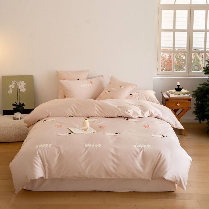 Cotton bedding set, brushed, cartoon design
