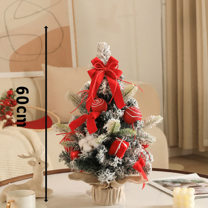 Decorative table Christmas tree sets with lighting