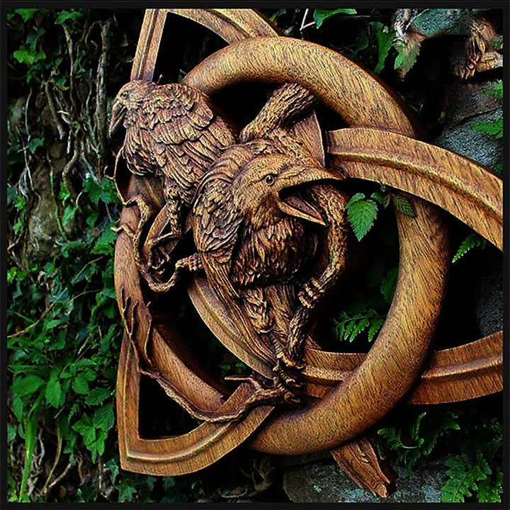BowLift | Nordic runic wood wall decoration