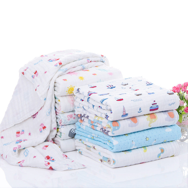 Soft Cotton Multi-Printed Baby Blanket Bowlift