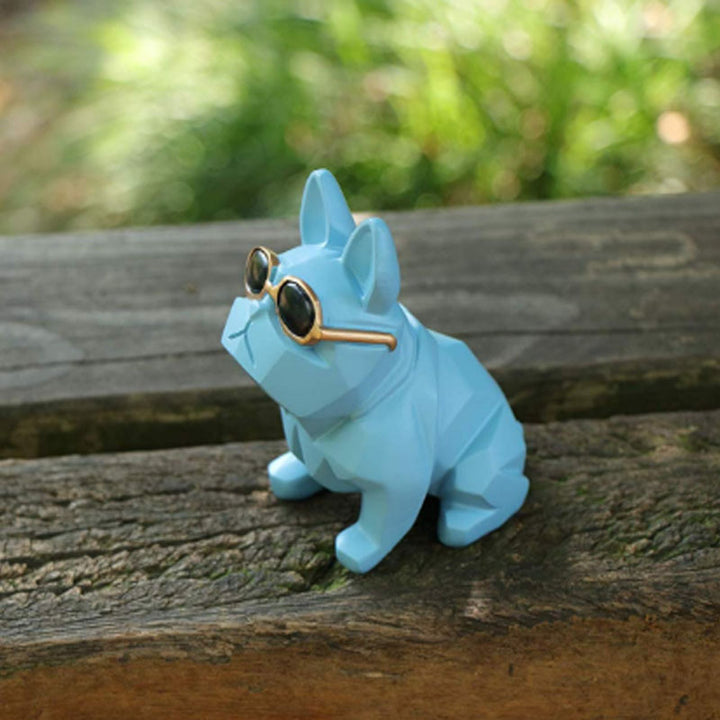 Whimsical French Bulldog Figurine