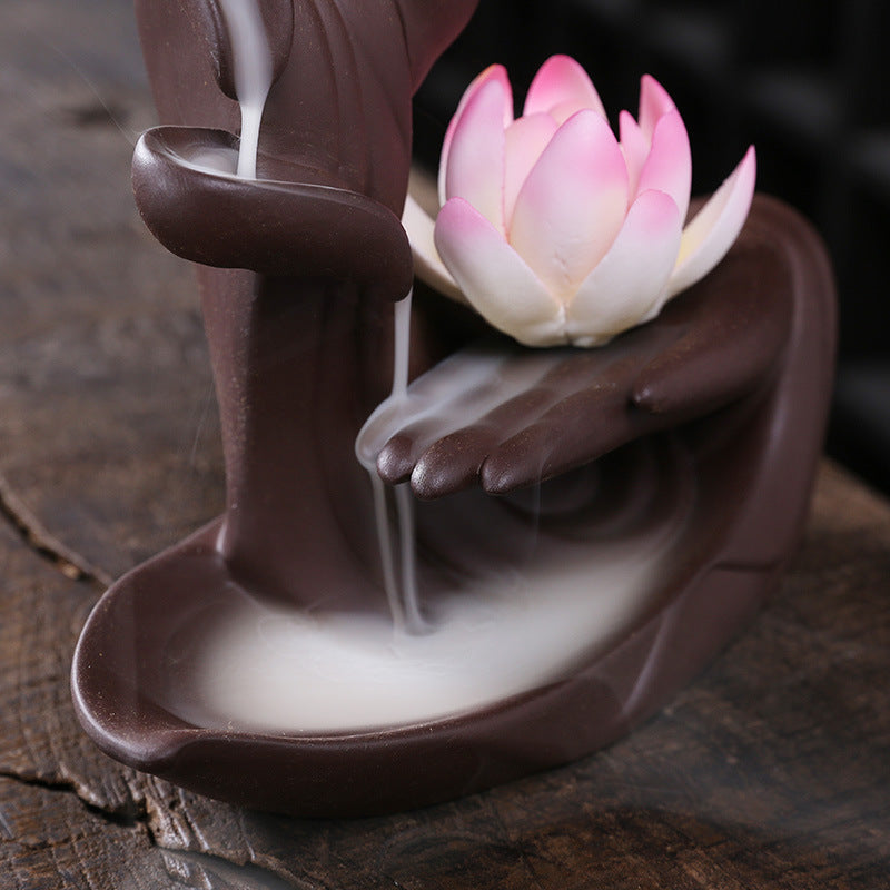 Artistic Hand Gesture Incense Burner