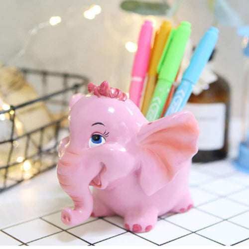 Cute Elephant Desk Organizer