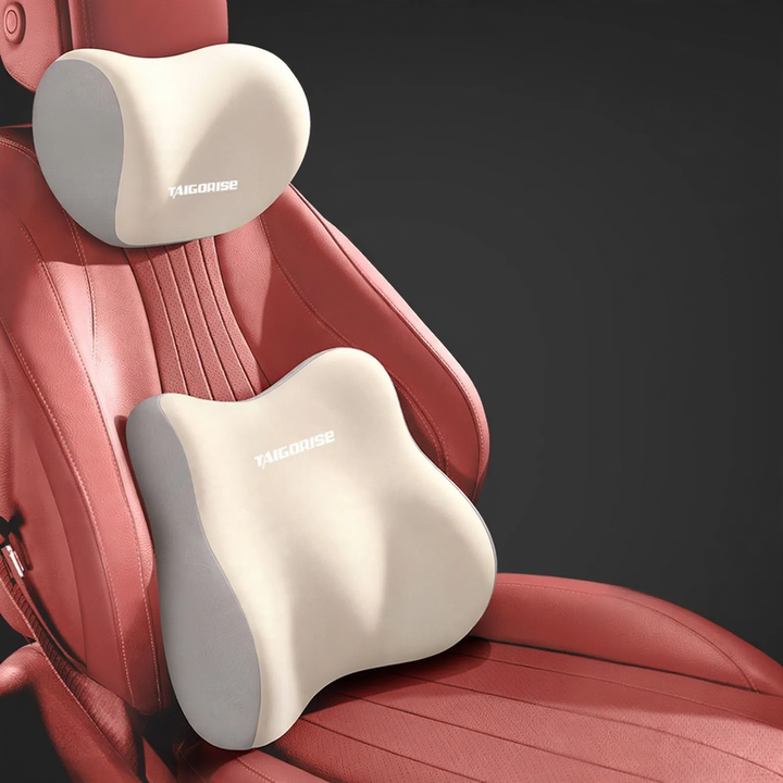 Car cushion and lumbar support made of memory foam