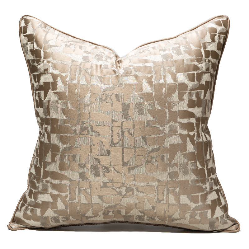 Textured Art Deco Throw Pillow