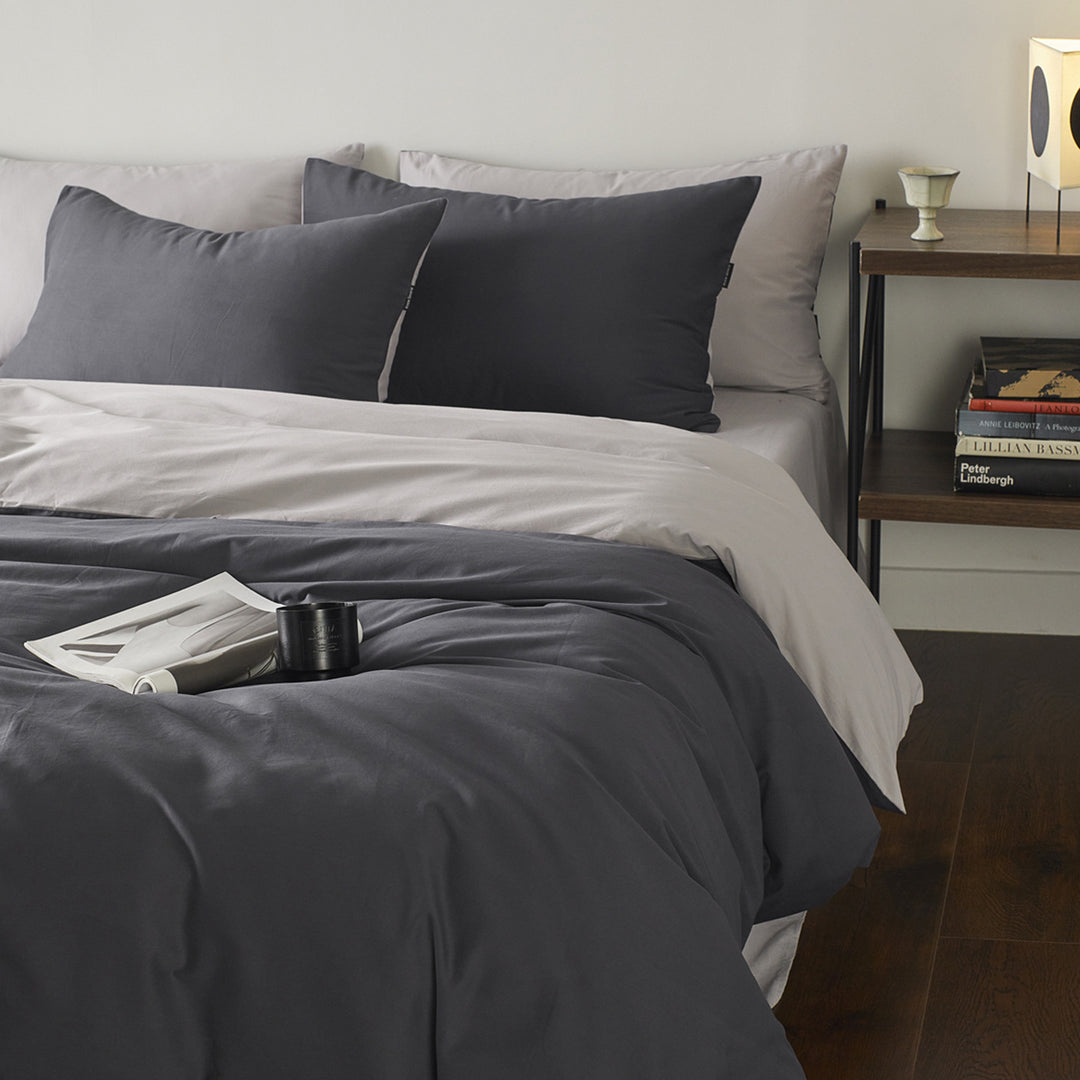 Long-staple cotton bedding, 4-piece, brushed
