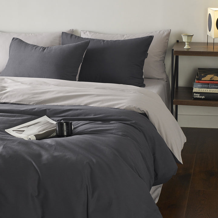 Long-staple cotton bedding, 4-piece, brushed